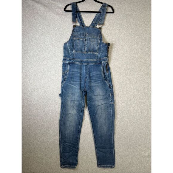 Blank NYC Women's Size 29 Blue Denim Overalls Jumpsuit - Picture 1 of 12